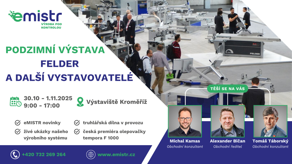 eMISTR v akci na výstavě FELDER GROUP – vstup zdarma